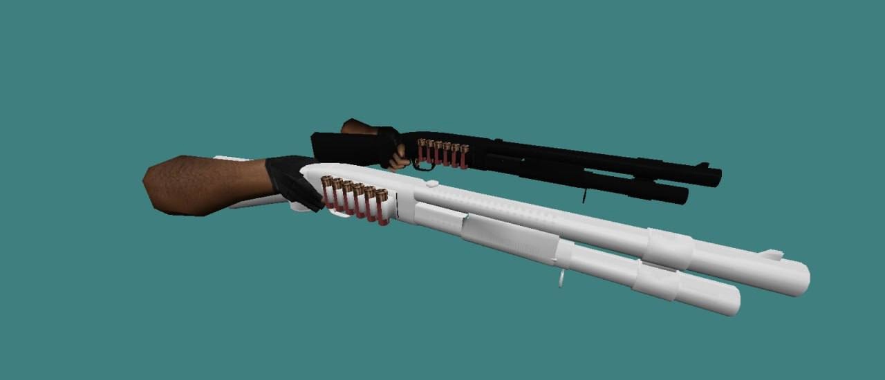 Модель  оружия «Два дробовика» для CS 1.6
